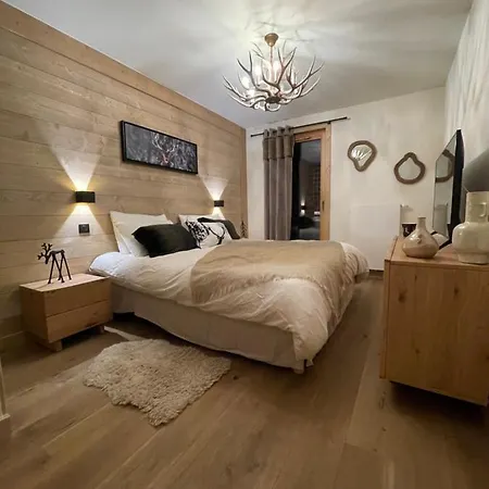 Appartement De Standing Plein Centre Station, 50M Des Pistes Les Gets Exterior photo